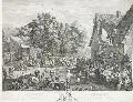 Jacques Philippe Le bas, Deuxième fête flamande, Um 1740/50, Kupferstich nach D
