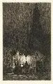 Walter Zeising, Holzflöße auf der Elbe, 1904, Radierungen