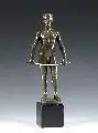 Spiro Schwatenberg, Fechter, Um 1900, Bronze, grünlich-braun patiniert
