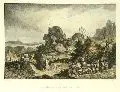 Ludwig Friedrich, An der Teufelsmauer im Harz, Radierungen nach Gemälden von A