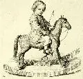 Hugo Bürkner, Der kleine Reitersmann, 1858, Kupferstich