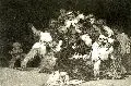 Francisco de Goya y Lucientes, Allgemeine Torheit, 1815/24, Radierung und Aquatinta, aus "Los Proverbios"