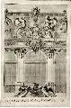 Johann Georg Schmidt, Facade du milieu du salon au second etage, Um 1729, Kupferstich auf Bütten nach der Zeichnung von Matthäus Daniel Pöppelmann