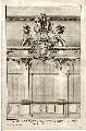 Johann Georg Schmidt, Facade d'une entrée du salon à main droite sur la gallerie, Um 1729, Kupferstich auf Bütten nach der Zeichnung von Matthäus Daniel Pöppelmann