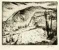 Georg Hermann Gelbke, Weinberg, Radierung