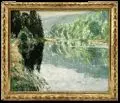 Otto Altenkirch, An der Steiermühle (Waldweiher), 1919, Öl auf Leinwand