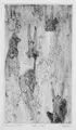 Georg Hermann Gelbke, Höllenfahrt, 1912, Radierung