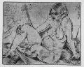 Erhard Hippold, Sitzender Akt- Gussy