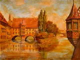 Anton Gutknecht, Norimberk, Okolo 1935, Olej na plátne