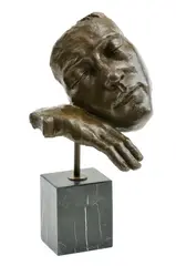Salvator Dali, Big Masturbátor (variácia), Neskoršia edícia, Bronz, mramorový podstavec