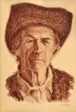 Janko Alexy, Bača, 1921-23, Kresba rudkou na papieri