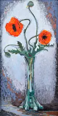 Ester Šimerová-Martinčeková, Maky, 1960, Olej na lepenke