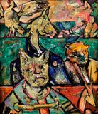Ladislav Čemický, Posolstvo, 1947 - 48, Olej na plátne