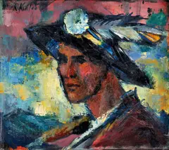 Rastislav Kudláč, Goral, 1962, Olej na kartóne