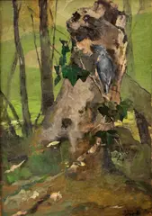 Péter Gyula Kern, Peň, Okolo 1920, Olej na kartóne