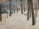 Halász-hradil Elemér, Zimný park
