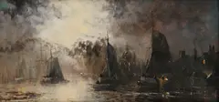 John Day, Plachetnice, Okolo 1860, Olej na plátne