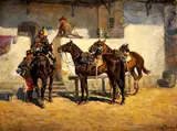 Eduard Lengyel-rheinfuss, Z rakúsko-pruskej vojny, Okolo 1900, Olej na plátne
