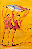 Greinerová Sibyla, Spartakiáda, Okolo 1980, Tempera na papieri