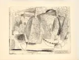 Emil Filla, Zátišie, 1931, Lept, suchá ihla na papieri
