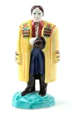 Bez názvu by V Slávnostnom Kroji Sedliak, Okolo 1960, Glazované keramika, sold Jun 2012