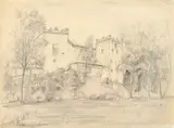 Ladislav Mednyánszky, Kaštieľ v Strážkach I.
