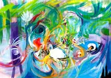 Erik – Paulovičová Barbora Binder, Očorúčne reči., 2011., Akryl na plátne.