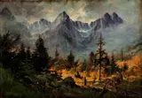 Ján Grotkovský, Tatry, Okolo 1930, Olej na plátne
