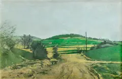 Jarná krajina by Jozef Srna, 1980, Olej na plátne, sold Mar 2012