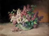 Július Ludwig Balogh, Kytica orgovánov, Okolo 1950, Olej na plátne
