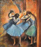 František Zvarík, Baletky (podľa Degasa), Okolo 1985, Pastel na papieri