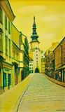 Július Koller, Michalská ulica v Bratislave