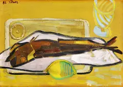 Michal Tillner, Udenáč, 1962, Olej na kartóne