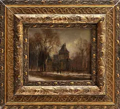 Ladislav Mednyánszky, V parku, Okolo 1885, Olej na plátne