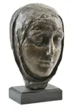 Jozef Kostka, Hlava matky, Pred 1970, Bronz, drevený podstavec