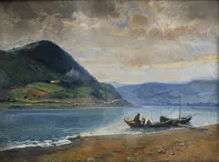 Ignác Ujváry, Meander Dunaja, Okolo 1910-20, Olej na plátne