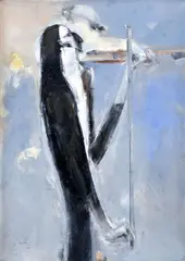 Paganini by Ján Ilavský, 2003, Olej na plátne, sold Dec 2011