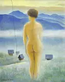Z Dedošovej doliny by Imro Weiner-Kráľ, 1969, olej na plátne, sold Nov 2011