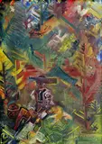 Peter Arnold Weisz-kubínčan, Odpočívajúci zbojník, okolo 1940, olej na plátne