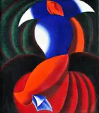 Žena by Milan Laluha, okolo 1975, olej na plátne, sold Nov 2011