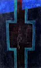 Rudolf Sikora, Z cyklu “Kríž”, 1965-66, olej na plátne