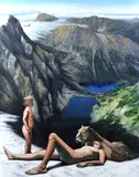 Róbert Bielik, Morské oko, 2005, olej na plátne