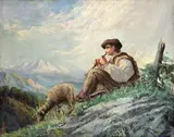 Ladislav Berecz, Pastierik, okolo 1935, olej na plátne