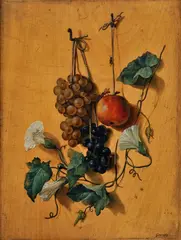 Jozef Ginovský, Zátišie s ovocím, okolo 1830, olej na dreve