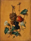 Jozef Ginovský, Zátišie s ovocím, okolo 1830, olej na dreve