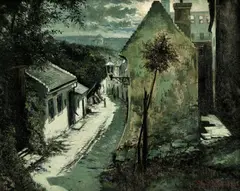 Eduard Majsch, Stará Bratislava, 1902, olej na plátne