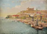 Vojtech Marx, Bratislava, okolo 1940, olej na preglejke