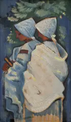 Martin Benka, Dve ženy, 1932-35, olej na dreve