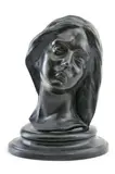 Július Bártfay, Hlava ženy (Madona), 1926 (neskoršia edícia), bronz