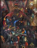 Alexander Bauernfreund, Koncert, 1948, olej na plátne
